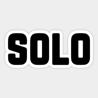 Solo Sticker